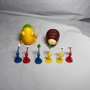 Pikmin 2 Nintendo 2004 Agatsuma 8 Figures Lot Wollywog Breadbug & Pikmin